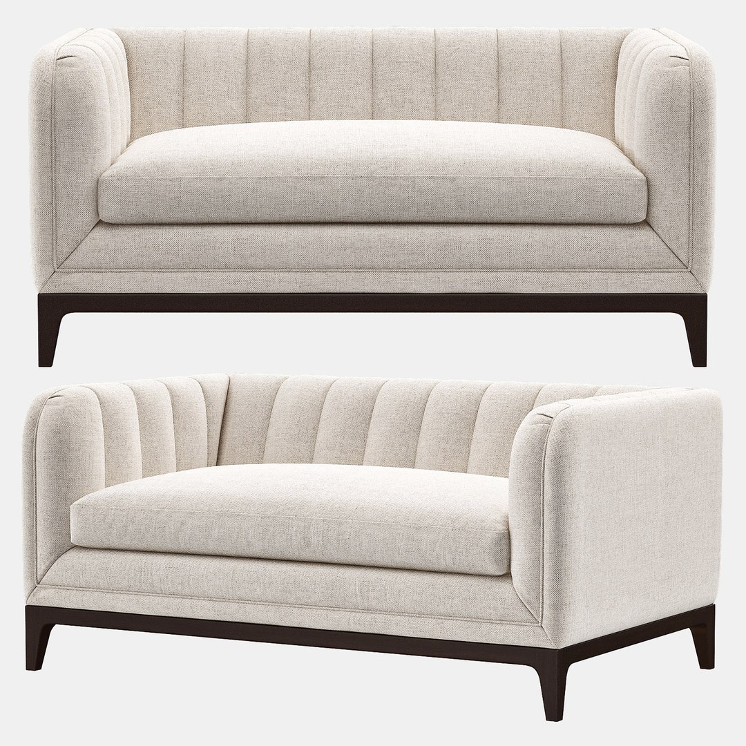 3D ebony tufted model - TurboSquid 1674128