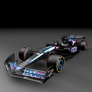 F1 Alpine A524  - modele 3D