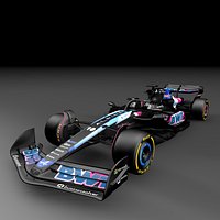 F1 Alpine A524  - modele 3D