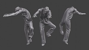3D Casual Zombie CZ3 0004
