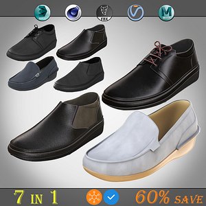 formal shoe pack 3D model