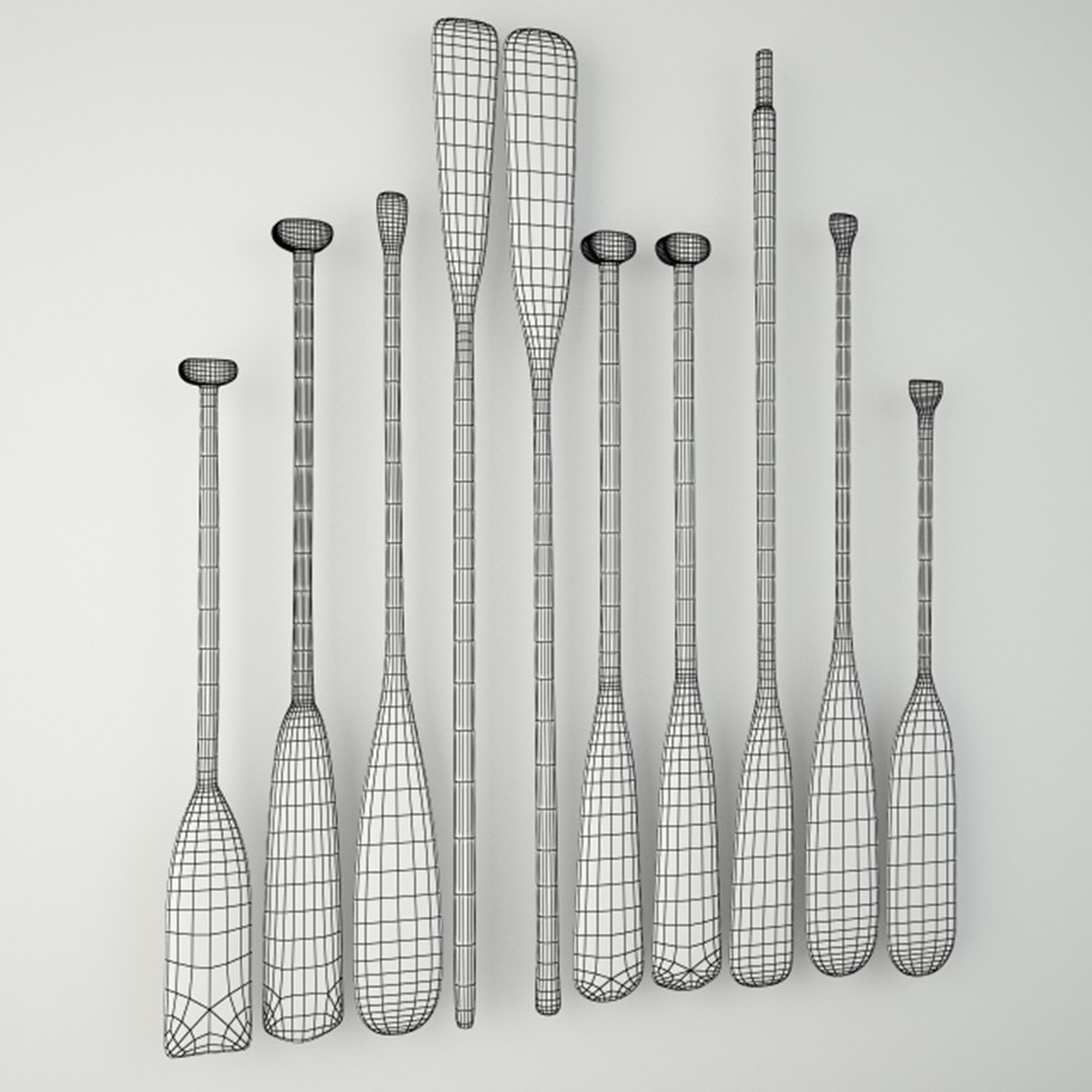 Oars 3D - TurboSquid 1200953