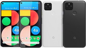 3D model realistic google pixel 4a