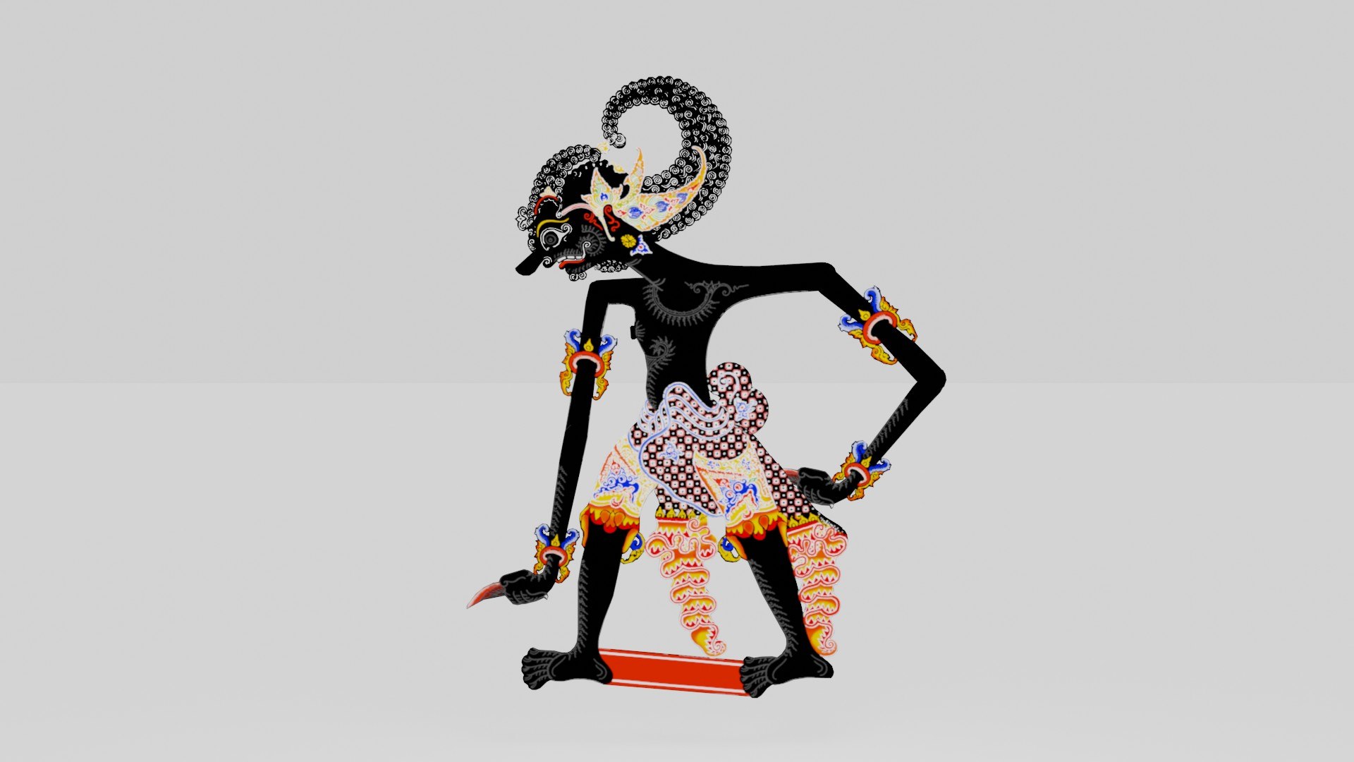 modelo 3d Wayang Kulit Bimasena Werkudara - TurboSquid 2230787