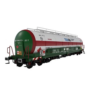 Tanker wagon 3D model