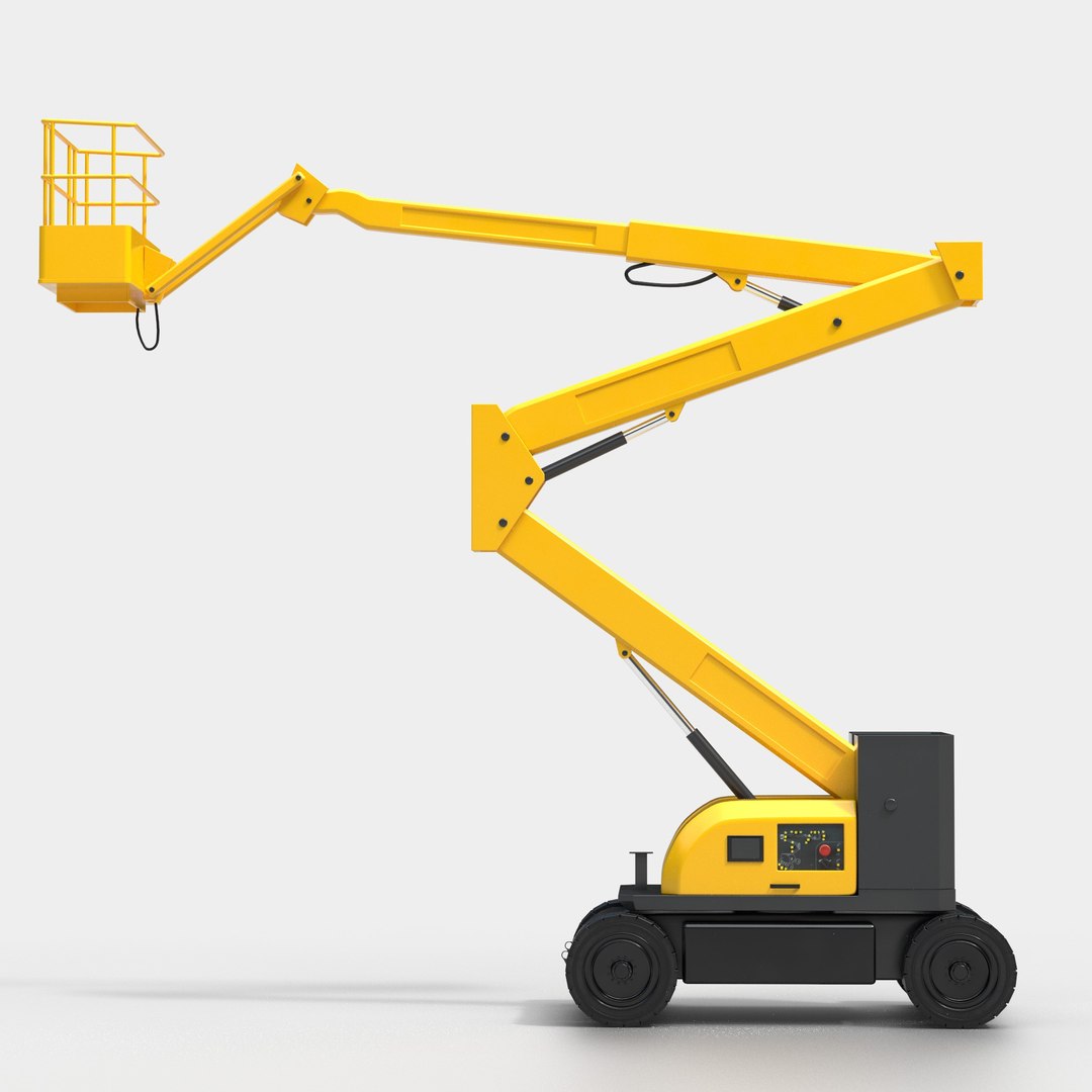 3D Telescoping Platform Boom Lift - TurboSquid 2424057