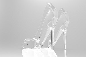 glass slipper 3D model