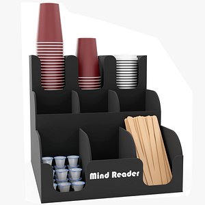 3D model Cups Organizer Dispenser