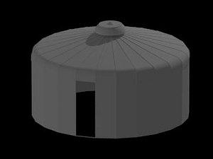 buckminster fuller deployment 3d obj