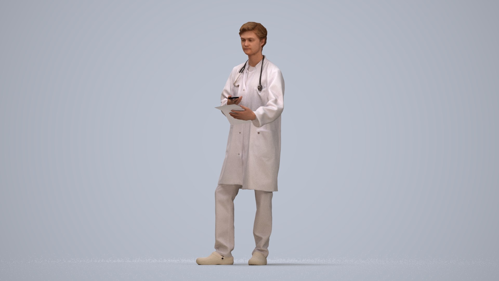 00129Rian006 - Adult Caucasian male reading smartphone in medical attire for healthcare visualizatio 3D model https://p.turbosquid.com/ts-thumb/Qd/eJqRcC/gI/00129_rian006_state2_frame_0006/jpg/1772984599/1920x1080/fit_q87/77452a26bdc8a6749f51d1a5f80a147220e03582/00129_rian006_state2_frame_0006.jpg