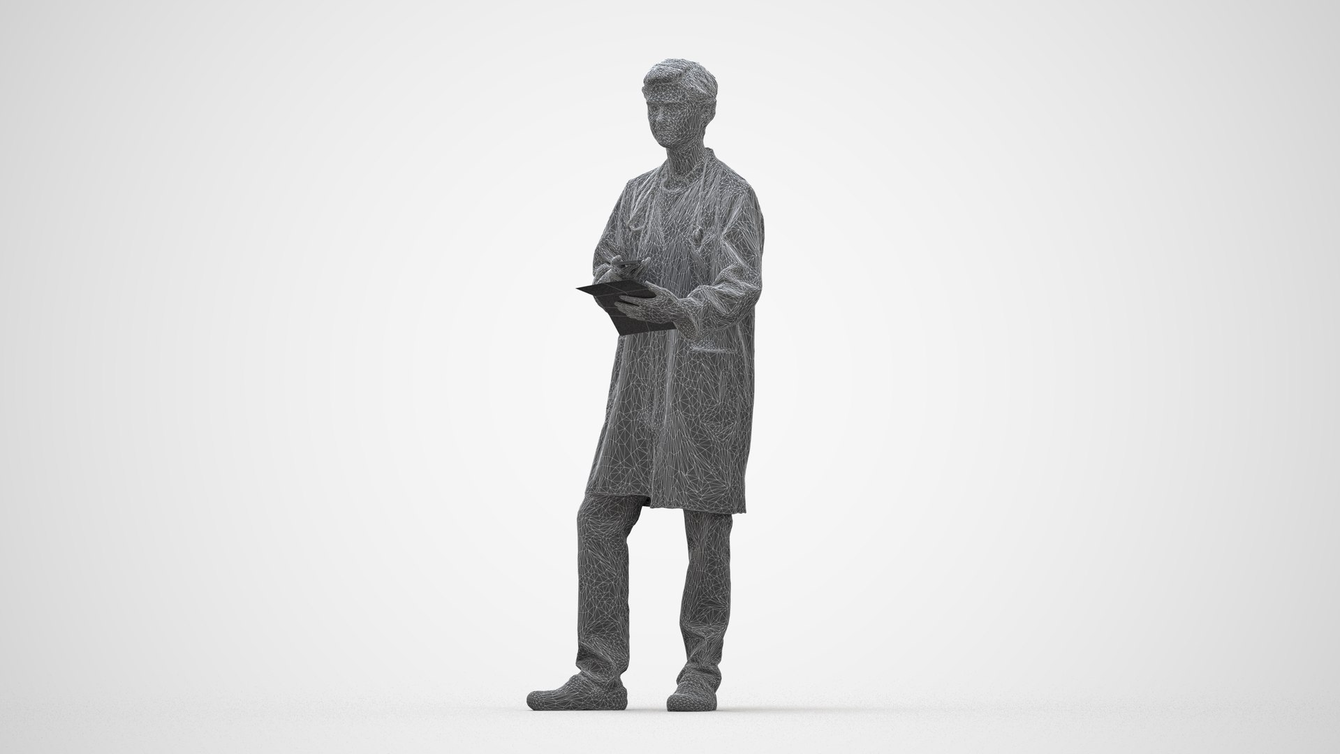 00129Rian006 - Adult Caucasian male reading smartphone in medical attire for healthcare visualizatio 3D model https://p.turbosquid.com/ts-thumb/Qd/eJqRcC/rf/00129_rian006_wireframe_frame_0006/jpg/1772984625/1920x1080/fit_q87/5dd25bafa4a30da90c5b552c4cb4ddbcf5033a25/00129_rian006_wireframe_frame_0006.jpg