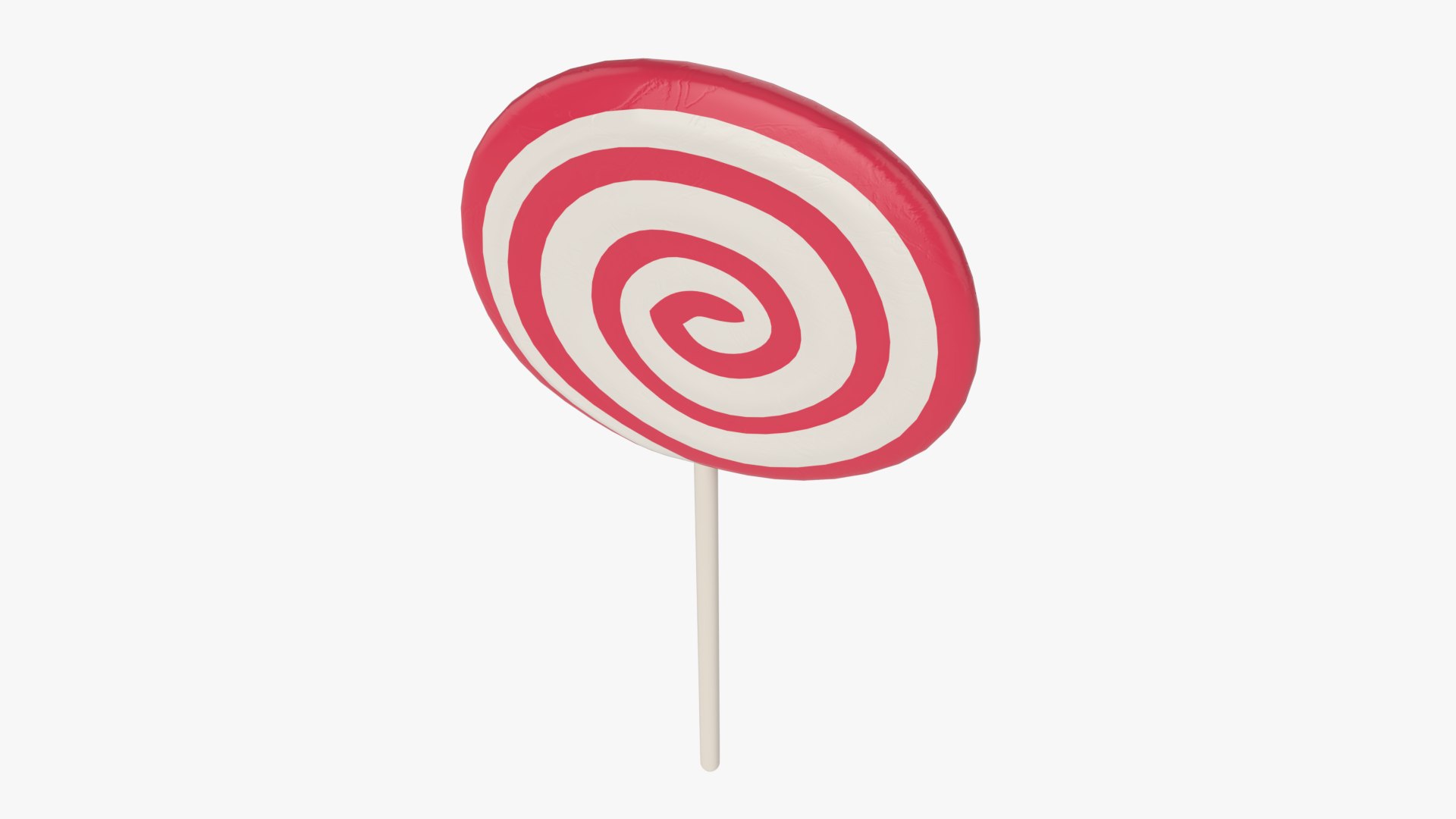 Swirl Lollipop Spiral Candy 3D Model - TurboSquid 1740325