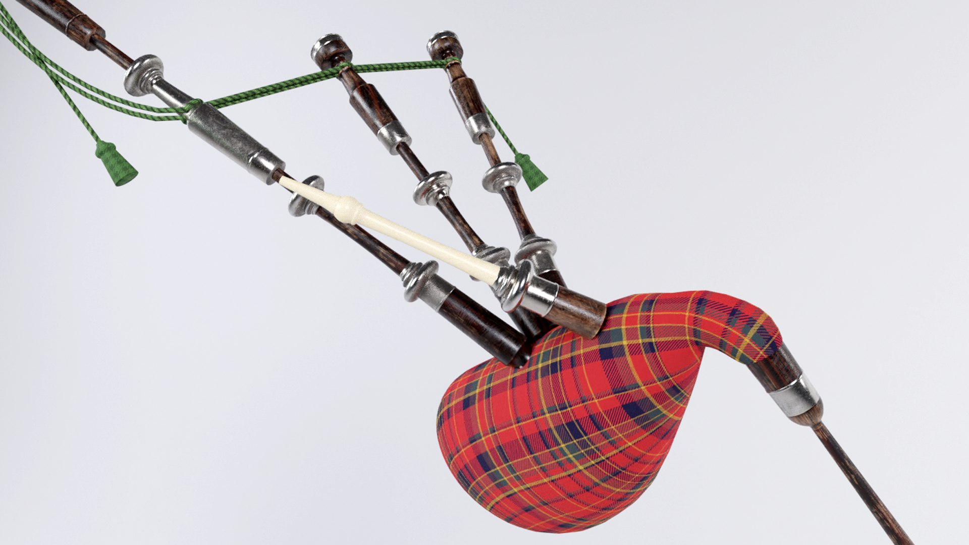 Bagpipes 3D Model - TurboSquid 2205071