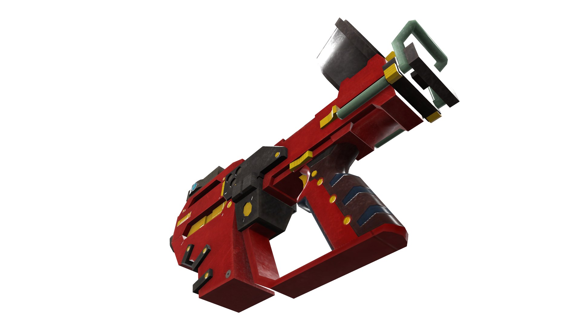 Hand Gun Level 5 3D Model - TurboSquid 2191309