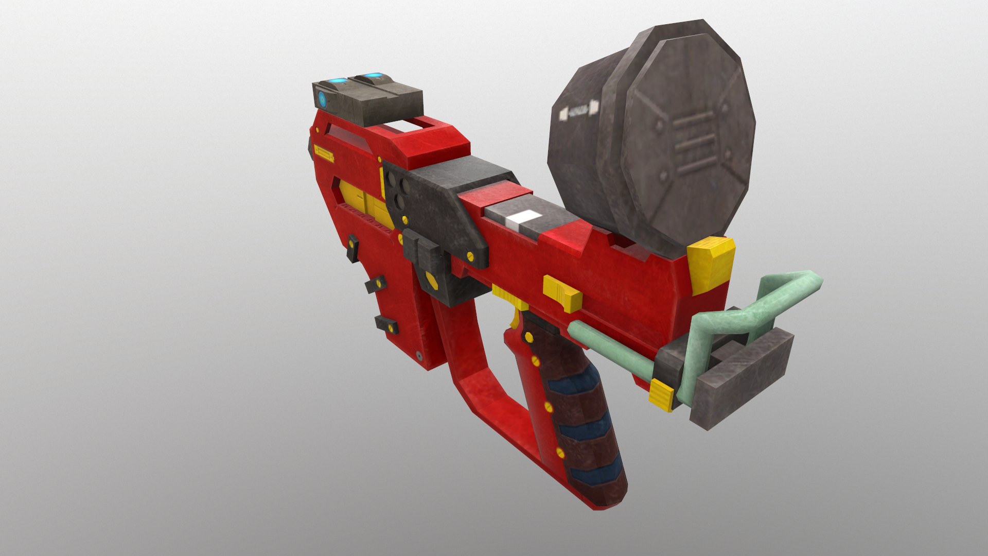 Hand Gun Level 5 3D Model - TurboSquid 2191309
