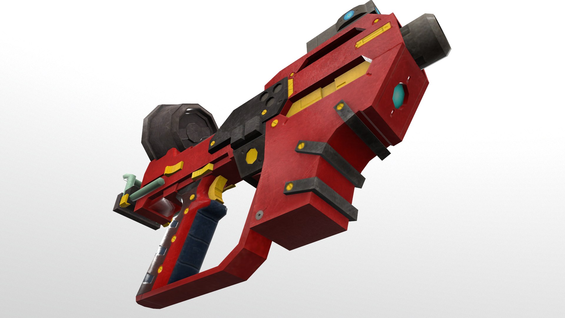 Hand Gun Level 5 3D Model - TurboSquid 2191309