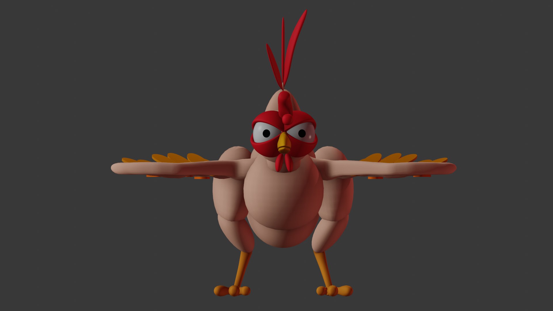 Chicken Basemesh 3D Model - TurboSquid 2179770