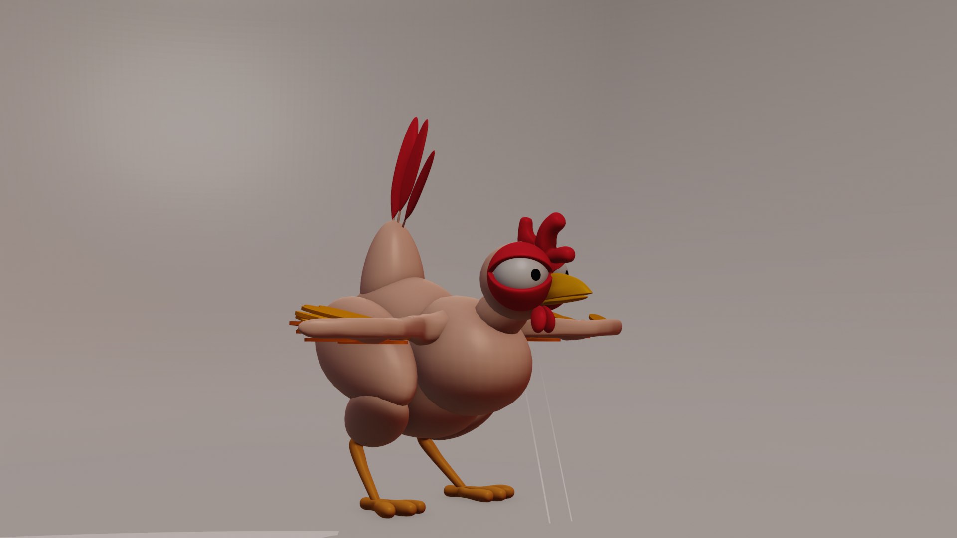 Chicken Basemesh 3D Model - TurboSquid 2179770