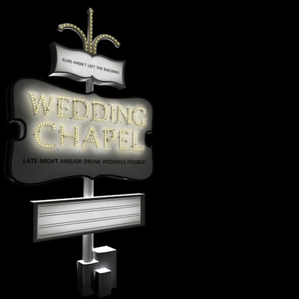 free las vegas wedding chapel 3d model