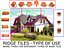 Ridge tiles set