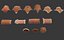 Ridge tiles set