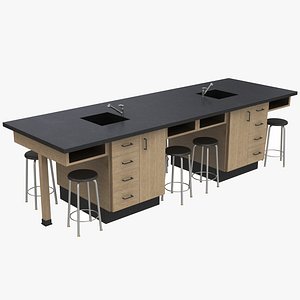 Lab Table Empty