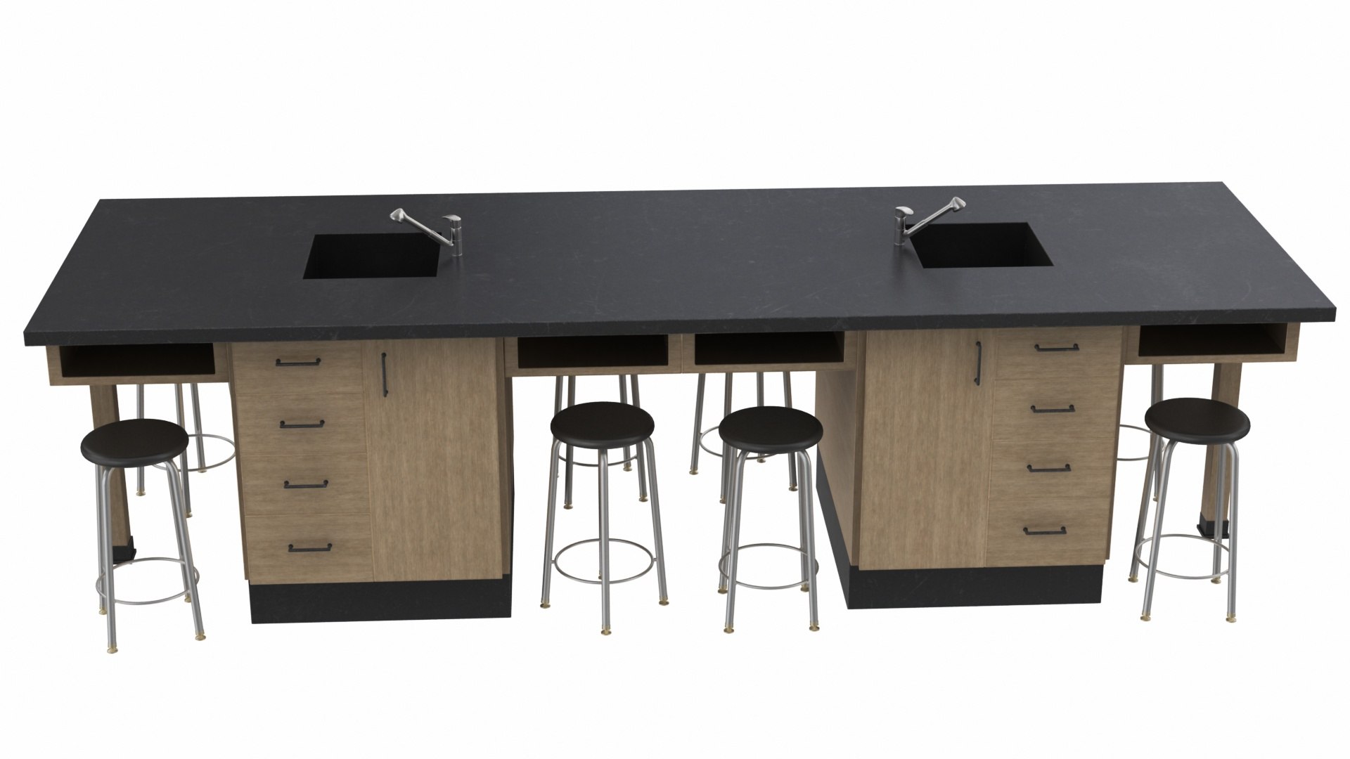 Lab Table Empty 3D Model - TurboSquid 2456728