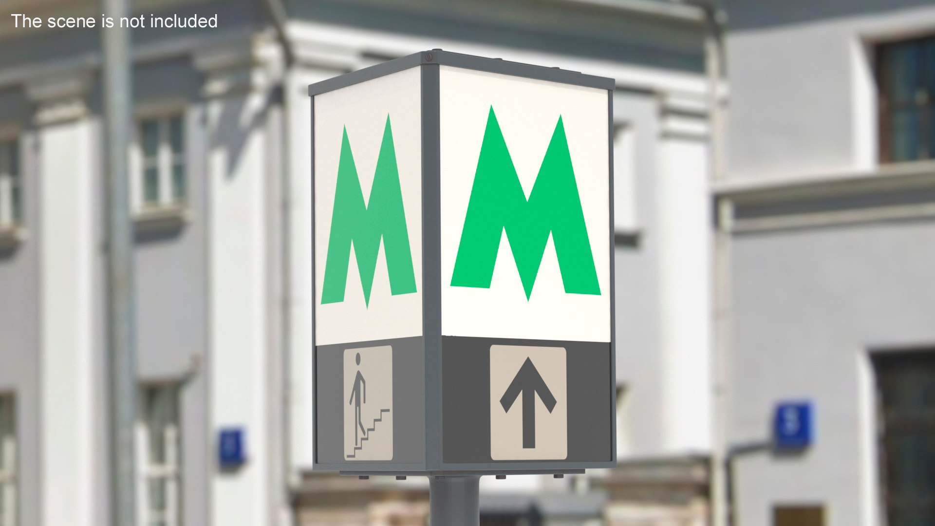 3D Kyiv Metro Sign - TurboSquid 2382873