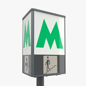 Kyiv Metro Sign