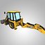 Rigged Excavator（Maya Rig）