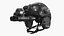 Casque de combat tactique avec jumelles de vision nocturne noires