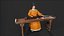 altes china zither musikinstrument