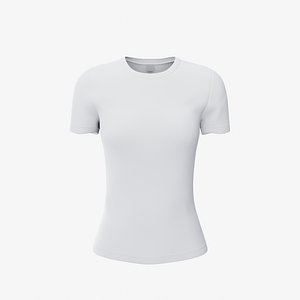 3D female t-shirt