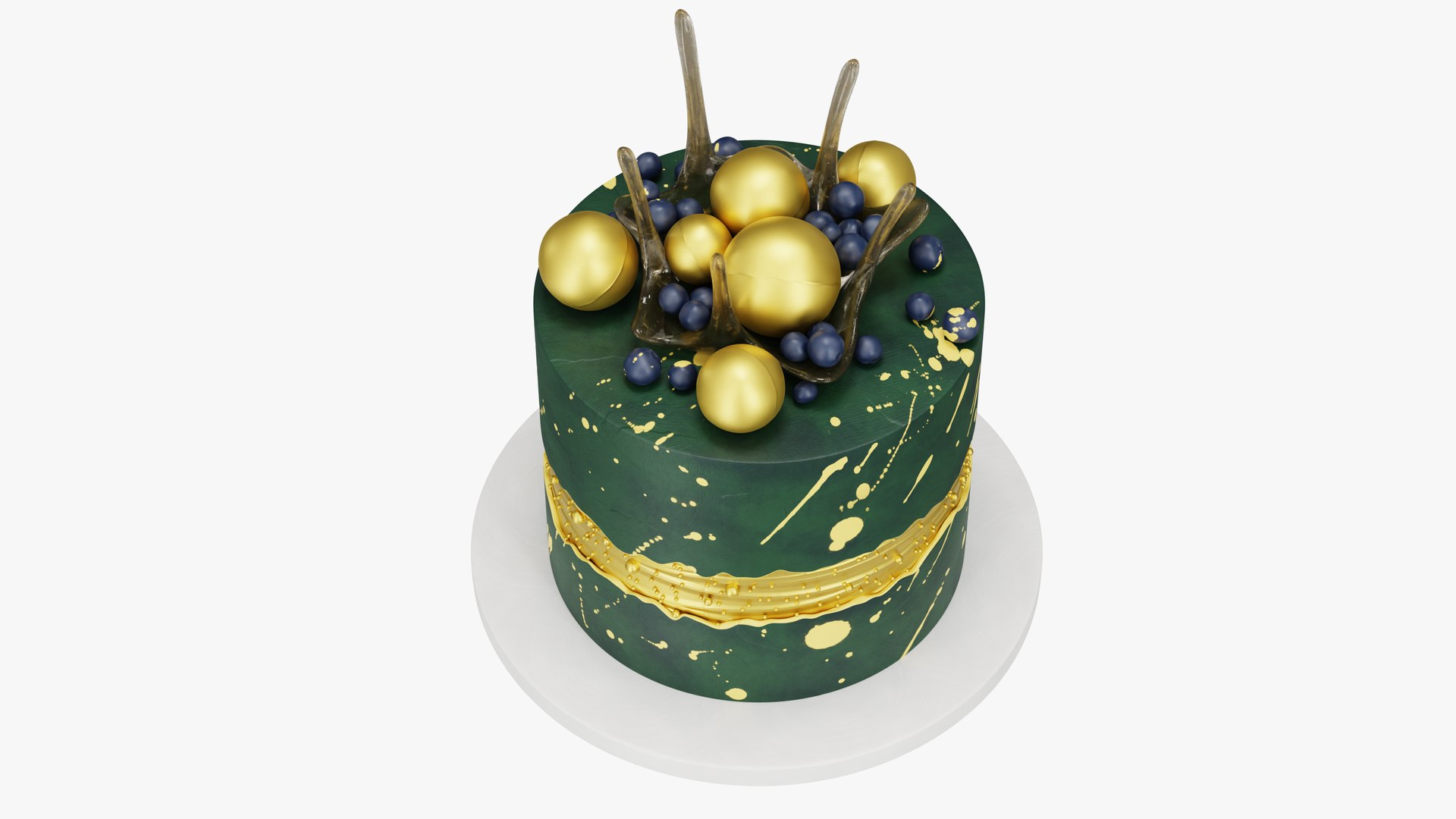 3D Professional birthday cake 3D model V1 - TurboSquid 2009011