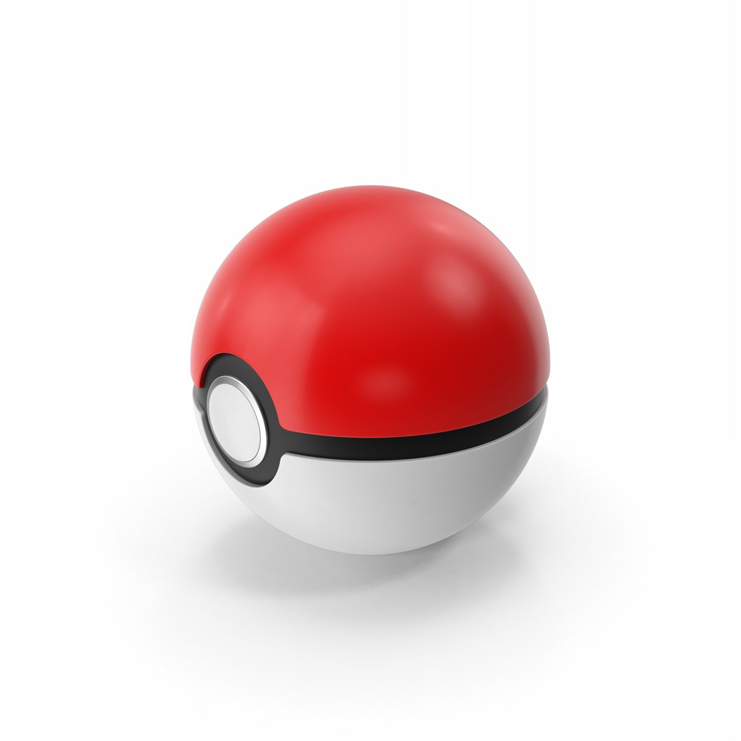 Pokeball 3D Icon download in PNG, OBJ or Blend format