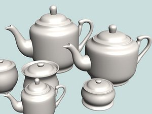 01 Tea Pot Set 01