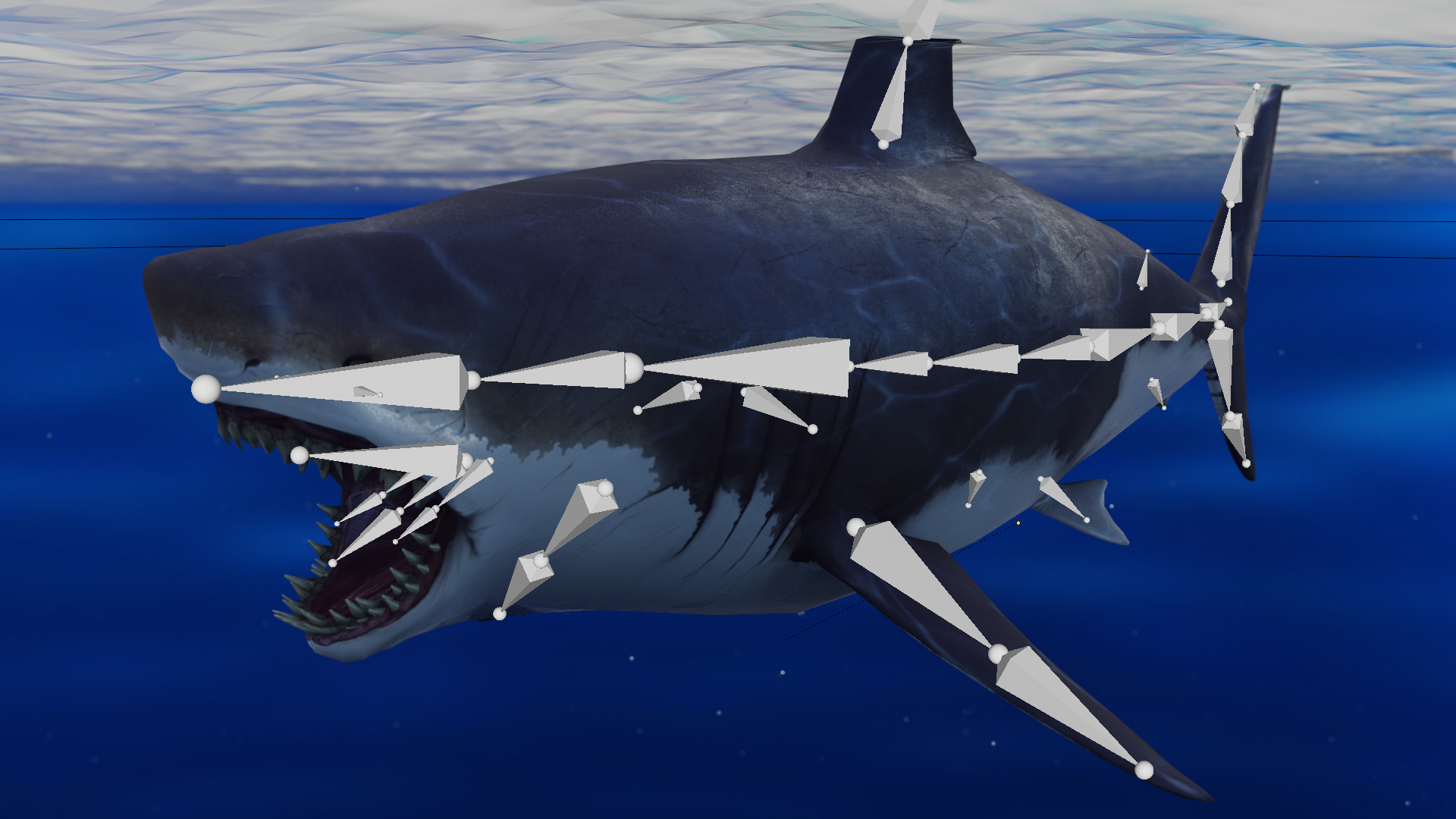 modelo 3d megalodon - TurboSquid 1766740