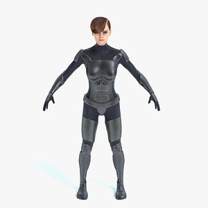 Female Science Fiction Soldier