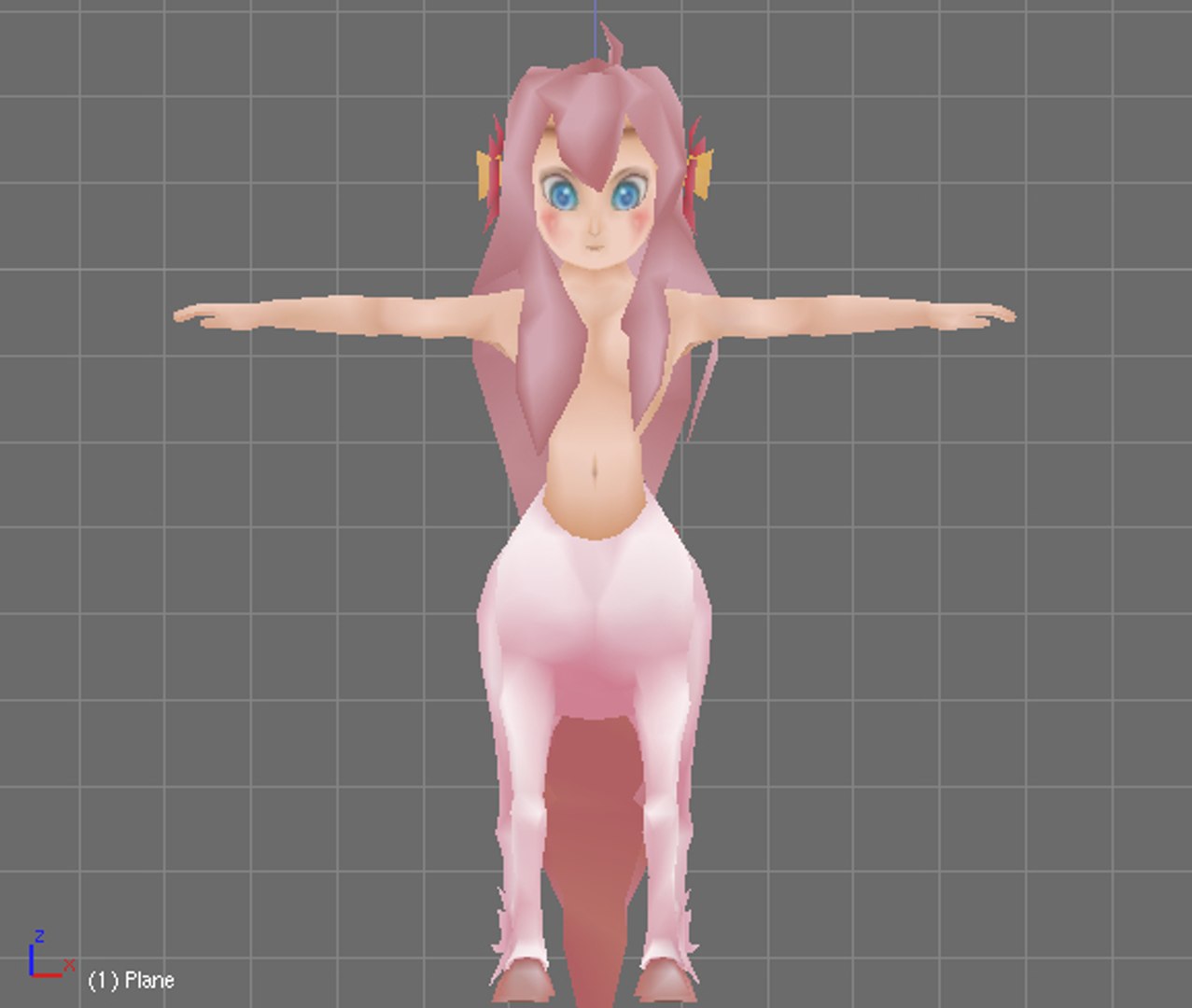 Free Blend Model Centaur Centauress Pink