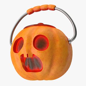 Jack-o-Lantern Skullface Bucket