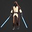 3D Fantastic jedi costume Sci fi model
