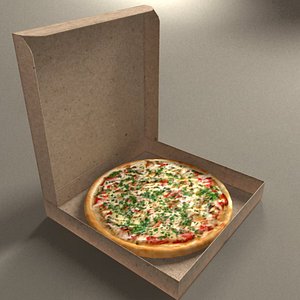 3ds max midpoly pizzas