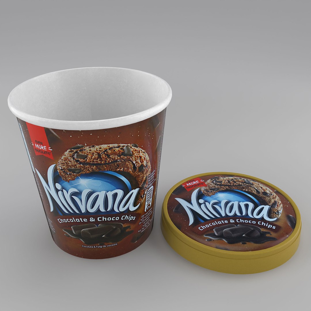 Nirvana Ice Cream 3D Model TurboSquid 1215011
