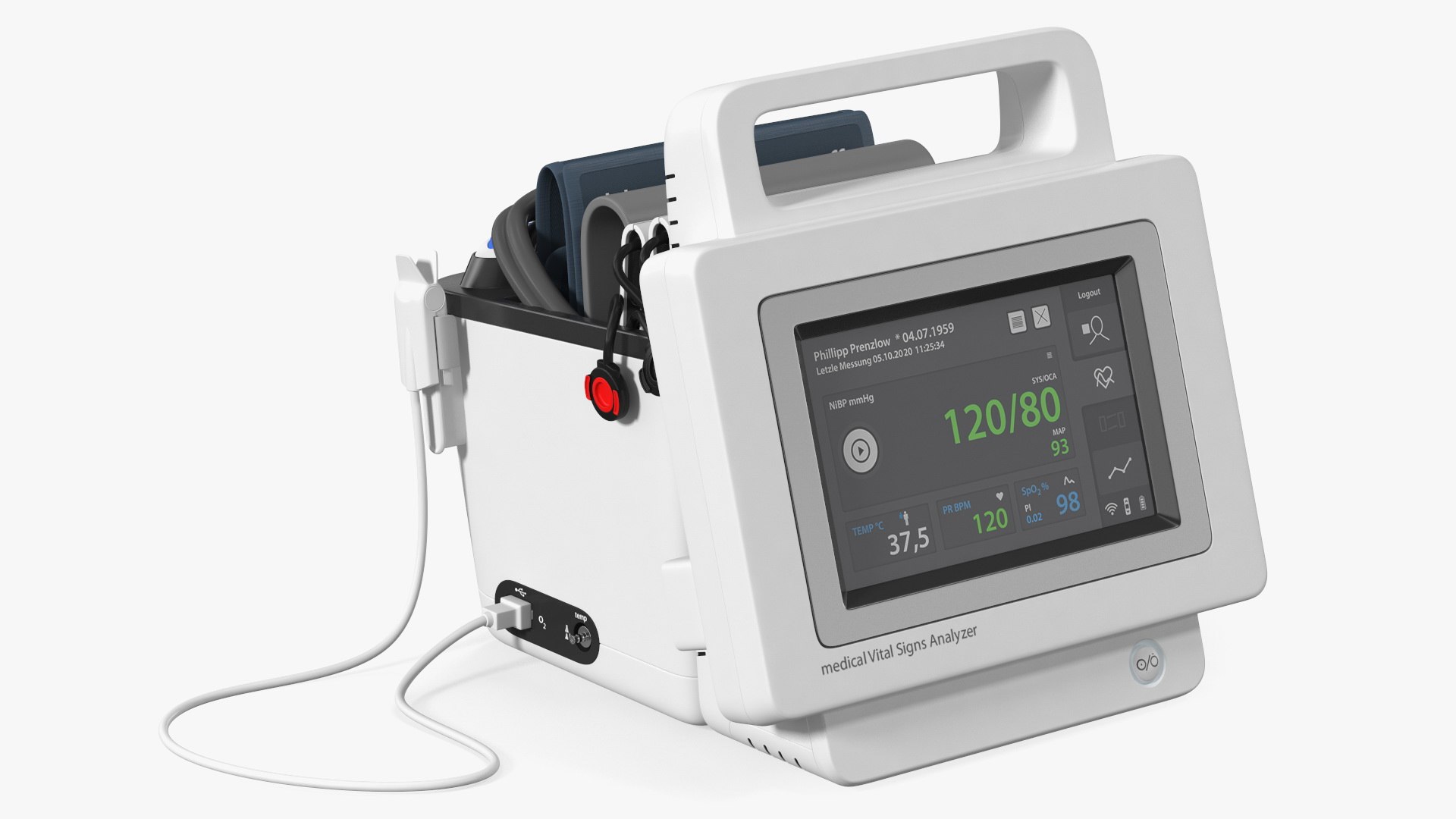 Spot Check Vital Signs Monitor 3D model preview