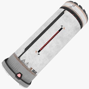 sci-fi shotgun shell 3D