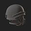 Kask Scifi Military Combat Model 3D Low Poly Human Generic