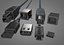 USB connectors Pack 3D