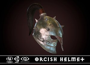 orcish helmet 2 3D model