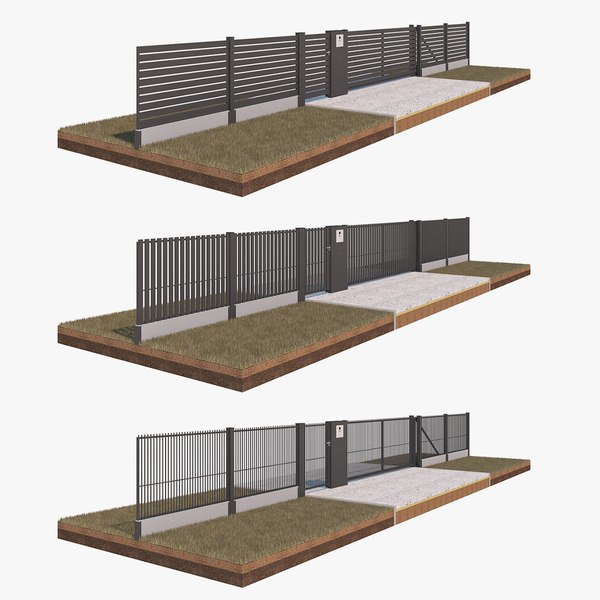 Sliding Gate Collection 3D 모델 - TurboSquid 2075020