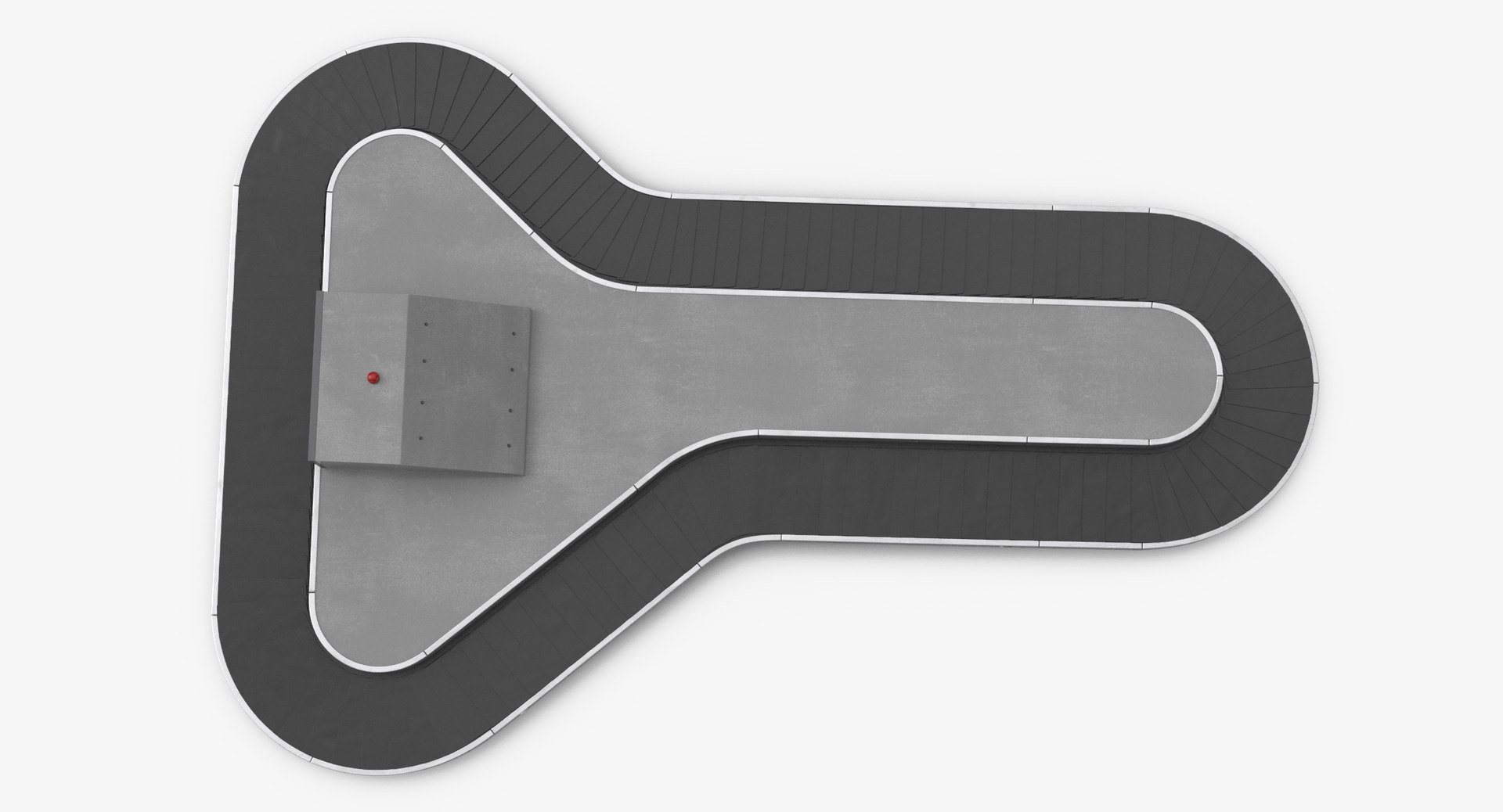 Baggage claim carousel 3D 1146296 TurboSquid